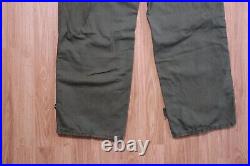 VINTAGE WW2 HBT 13 STAR Army Green Military COVERALLS 36 R Measure 34 x 32