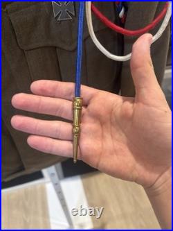 VINTAGE WWII US Army Infantry Sergeant Service Jacket PUC Medal Blue Cord 36L