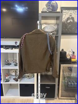 VINTAGE WWII US Army Infantry Sergeant Service Jacket PUC Medal Blue Cord 36L