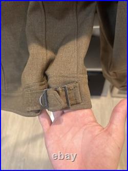 VINTAGE WWII US Army Infantry Sergeant Service Jacket PUC Medal Blue Cord 36L