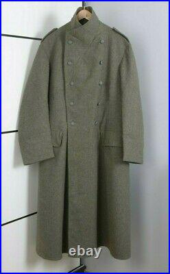 VTG 1940 SWEDISH ARMY MILITARY WW2 WW II Mens Wool Coat Jacket Double Breasted