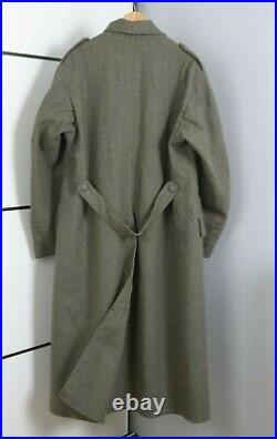 VTG 1940 SWEDISH ARMY MILITARY WW2 WW II Mens Wool Coat Jacket Double Breasted