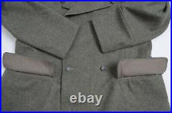 VTG 1940 SWEDISH ARMY MILITARY WW2 WW II Mens Wool Coat Jacket Double Breasted
