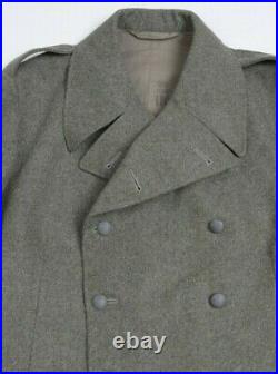 VTG 1940 SWEDISH ARMY MILITARY WW2 WW II Mens Wool Coat Jacket Double Breasted