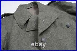 VTG 1940 SWEDISH ARMY MILITARY WW2 WW II Mens Wool Coat Jacket Double Breasted