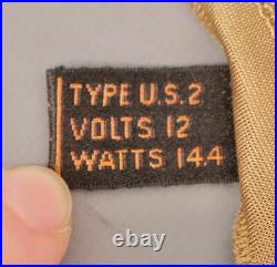 VTG 1940s WW2 US Type II Army Air Force Heated Hood & Moccasins WWII 40s