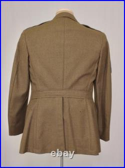 VTG 1940s WWII US Army 3 PC Uniform Sz M 39 R 40s WW2 Wool Tunic Jacket Patches