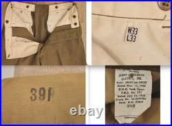 VTG 1940s WWII US Army 3 PC Uniform Sz M 39 R 40s WW2 Wool Tunic Jacket Patches