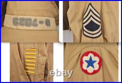 VTG 1940s WWII US Army 3 PC Uniform Sz M 39 R 40s WW2 Wool Tunic Jacket Patches VTG 1940s WWII US Army 3 PC Uniform Sz M 39 R 40s WW2 Wool Tunic Jacket Patches