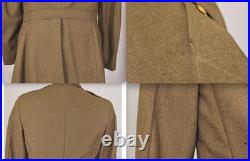 VTG 1940s WWII US Army 3 PC Uniform Sz M 39 R 40s WW2 Wool Tunic Jacket Patches
