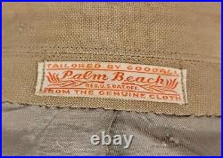 VTG 1940s WWII US Army Uniform Summer Weight Palm Beach Suit Sz 37 L 40s WW2