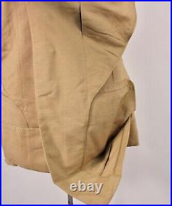 VTG 1940s WWII US Army Uniform Summer Weight Palm Beach Suit Sz 37 L 40s WW2