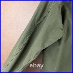 VTG 40s Distressed WWII US Army HBT Herringbone Jacket 13 Star Med