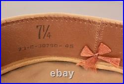 VTG Men's 1940s Khaki Bancroft WWII US Army Officer's Cap Sz 7 1/4 WW2 Flighter