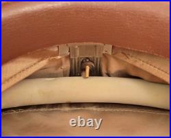 VTG Men's 1940s Khaki Bancroft WWII US Army Officer's Cap Sz 7 1/4 WW2 Flighter