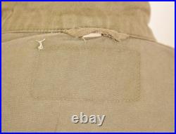 VTG Men's WWII US Army M-43 Field Jacket Sz 34 R WW2 1940s M43 Sateen Cotton