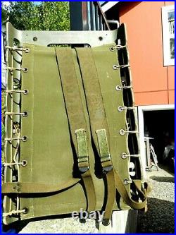 VTG. ORIGINA WW2 US Army 1944 Frame Pack Board Radio +GENL. PURPOSE, FRAME/CANVAS