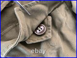 VTG Old M43 Field Jacket Coat OD M1943 38L Korea World War II WW2 US Army 40s