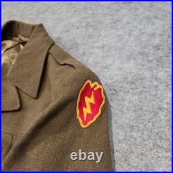 VTG WW2 WWII 25th Infantry Meritorious Unit 1940s US Army Officer's Field Jacket