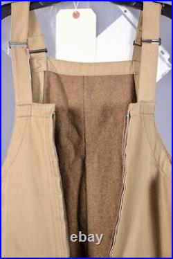 VTG WWII 1940s Cotton & Wool US Army Tanker Overalls 40s WW2 Coveralls