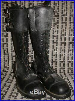 VTG WWII 40 50s MENS 7 NOS TALL MOTORCYCLE BUCKLE BRITISH MILITARY ARMY BOOTS