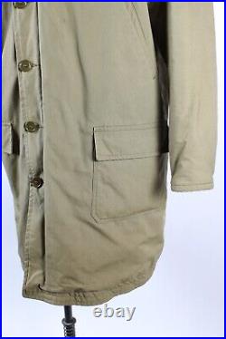 VTG WWII Military US Army Cold Weather Parka Coat Jacket Mens Size 42