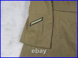 VTG WWII Military US Army Dress Jacket Medium Engineers Patch Tie H9565 EUC READ