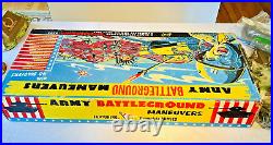 VTG WWII T. Cohn Inc. NY Army Battleground Maneuvers Playset #7750 Original Box