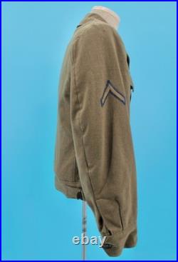 VTG WWII US Army Ike Jacket Sz 36 R 40s WW2 Follow Me Infantry School Patch