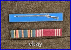 VTG WWII US Army Ike Jacket Sz 36 R 40s WW2 Follow Me Infantry School Patch VTG WWII US Army Ike Jacket Sz 36 R 40s WW2 Follow Me Infantry School Patch