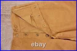 VTG Women's 1940s WW2 British Army Cotton Drill Khaki Shorts Sz 32 WWII