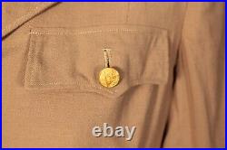 VTG Women's 40s WW2 US Army Tropical Summer WAC Officer's Jacket Sz 16 WWII WAAC