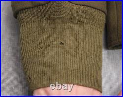 VTG Women's NOS WW2 US Army WAC M-43 Wool Field Jacket Liner Sz 40 R WWII 1940s