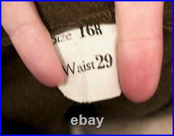 VTG Womens US Army WW2 WAC Wool Liner Trousers NOS Sz 16 R 1940s WWII WAAC Pants