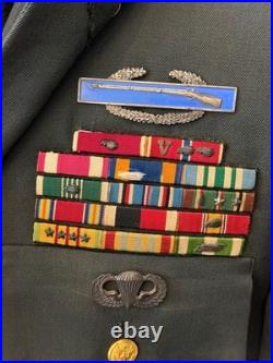 Vietnam War Era US Army Major General Uniform WWII Veteran Original Jacket