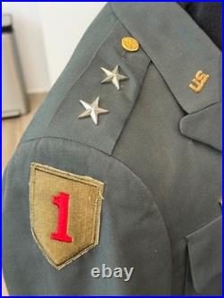 Vietnam War Era US Army Major General Uniform WWII Veteran Original Jacket