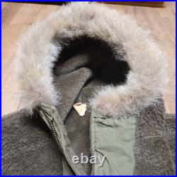 Vintage 1940's WWII US Army Military Pile Field Parka Liner Jacket Size Medium Vintage 1940's WWII US Army Military Pile Field Parka Liner Jacket Size Medium
