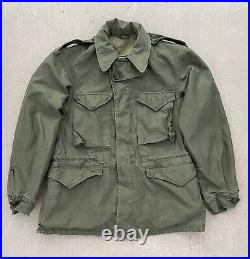 Vintage 1940s WW2 U. S. Army M1943 Field Jacket M43 Size 36 R