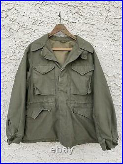 Vintage 1940s WW2 U. S. Army M1943 Field Jacket M43 Size 36 R