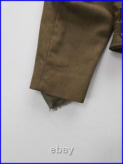 Vintage 1940s WW2 US 8th Army X Corps Uniform Ike Jacket Blouse Green Small