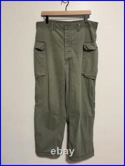 Vintage 1940s WWII HBT 13 STAR US Army Military Uniform Pants M43 Herringbone