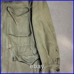 Vintage 1940s WWII M-1943 Field Jacket Military Combat Army Size 36L M-43