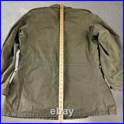 Vintage 1940s WWII M-1943 Field Jacket Military Combat Army Size 36L M-43