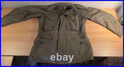 Vintage 1940s WWII U. S. Army M-1943 Field Jacket 36R 55-J-191-40