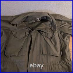 Vintage 1940s WWII U. S. Army M-1943 Field Jacket 36R 55-J-191-40