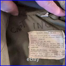 Vintage 1940s WWII U. S. Army M-1943 Field Jacket 36R 55-J-191-40