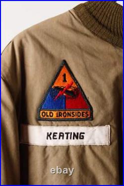Vintage 40's US Army 1st Armored Division'Keating' WWII Tanker Jacket
