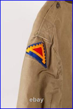 Vintage 40's US Army 1st Armored Division'Keating' WWII Tanker Jacket