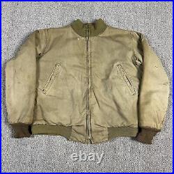 Vintage 40s Original WW2 5th Army Tanker Jacket Mens Medium Pattern 2 Military