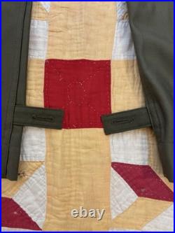 Vintage 40s US Army M43 Trousers Cotton Field OD 34x34 Deadstock WWII
